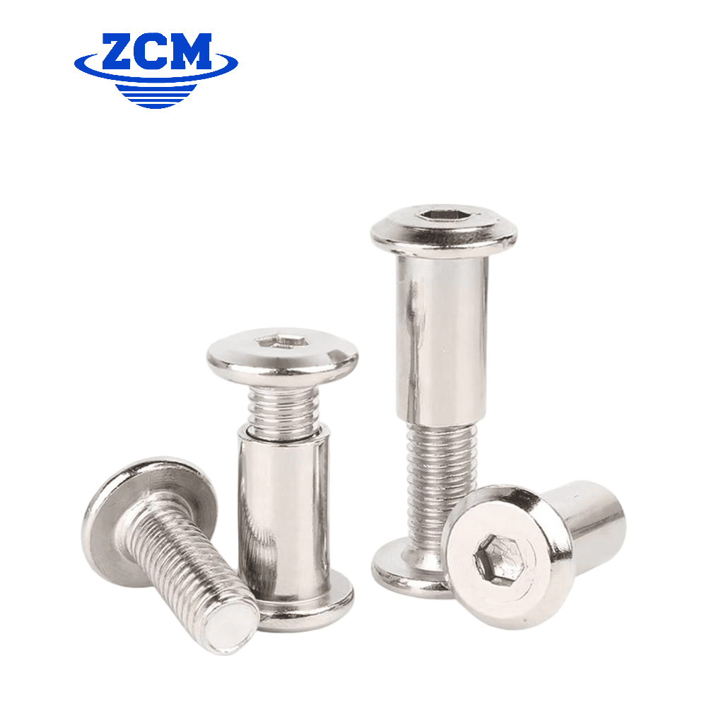 Nickel-plated binding post screws assembled pairs by ZCM