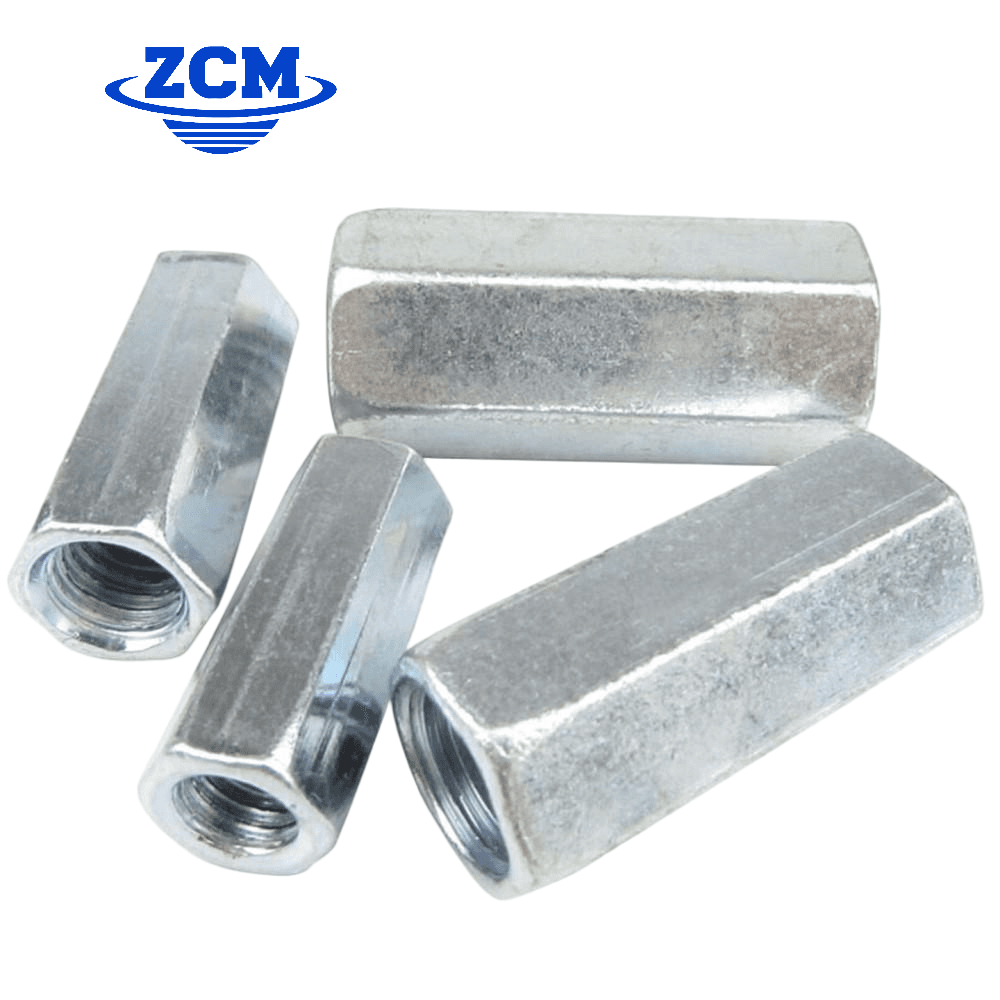 Zinc plated coupling nuts by ZCM