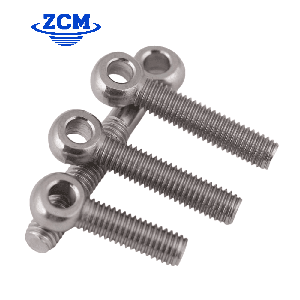 Three stainless steel eye bolts in different sizes by ZCM