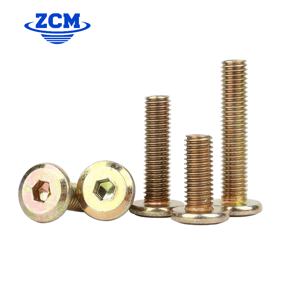 Large Flat Head Socket Bolts - hex socket head detail by ZCM
