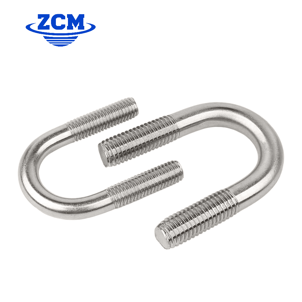 Large stainless steel U-Bolt top view by ZCM